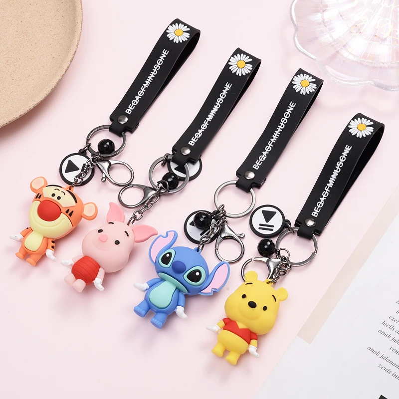 

Классический тигр, Винни-Пух, брелки, стежка, подвески, брелоки в виде поросенка, украшения для сумки, фигурка, очаровательная сумка, аксессуары, подарки