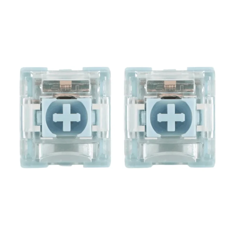 TTC-DIY Interruptor de Teclado Mecânico Personalizado, Silencioso, Phonic, Interruptores Táteis HIFI, Interruptor Silencioso, Branco, TTC, 3Pin, 42g