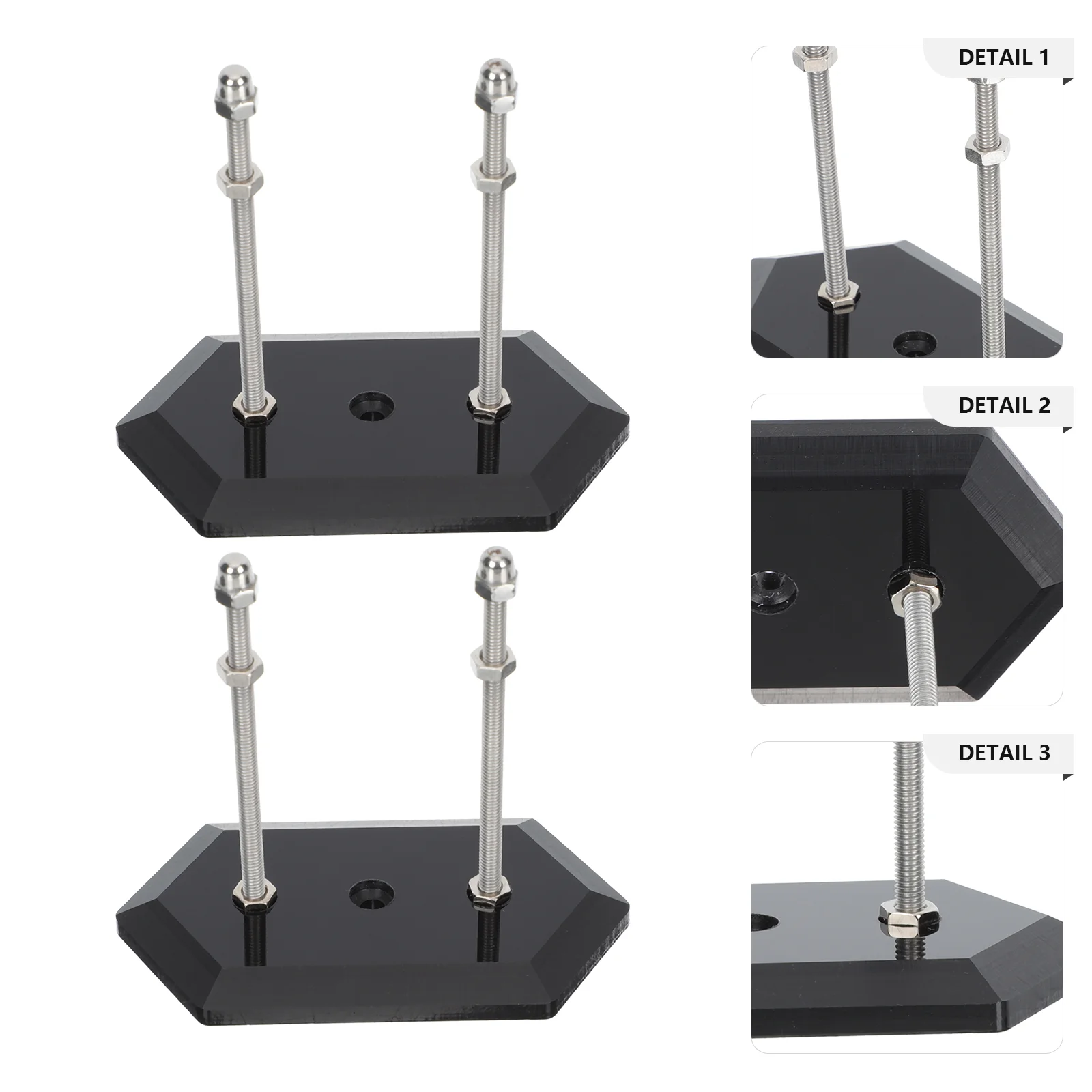 

Скейтборд Скейтборд Настенный крючок Стойка Сноуборд Черный акриловый кронштейн из нержавеющей стали