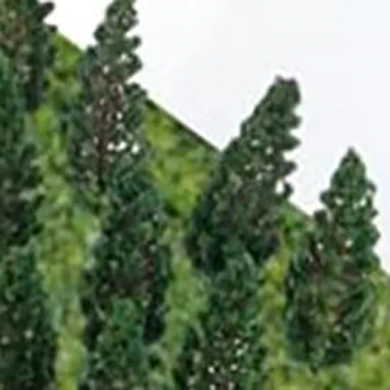 50PCS Realistic Pine Trees For HOOO Scale Dioramas - Perfect  Tree Desktop Decoration Cedar Tree Home Party Festival Decor