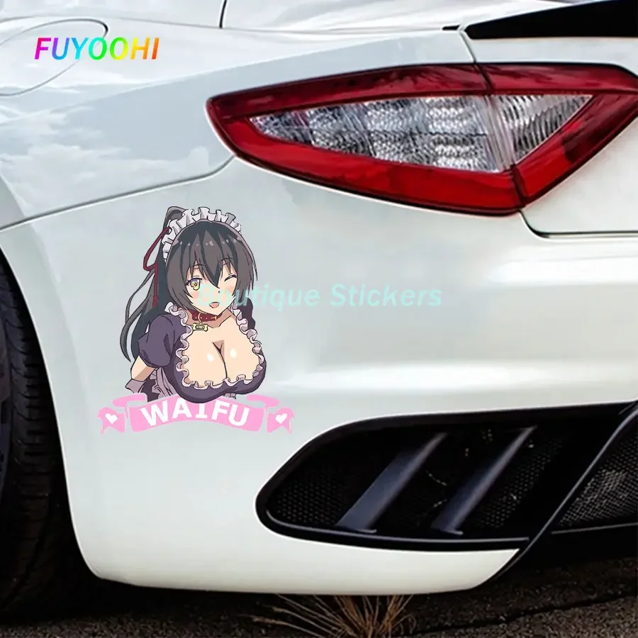 

FUYOOHI Play Stickers Kawaikereba Hentai Waifu Car Stickers Camper Vinyl Decal Waterproof Motorcycle Sticker Car Surfboard Decor