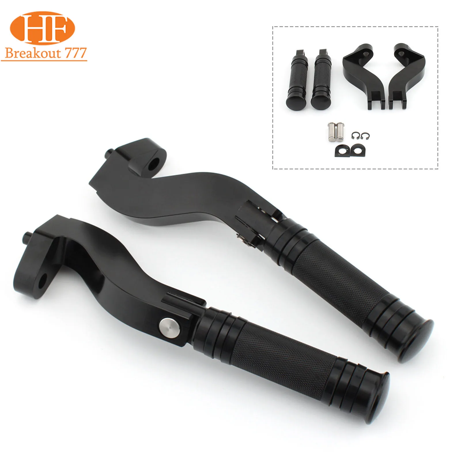 

For Harley Davidson Touring 1993-2023 Motorcycle Passenger Footpeg Footrest Mounting Bracket