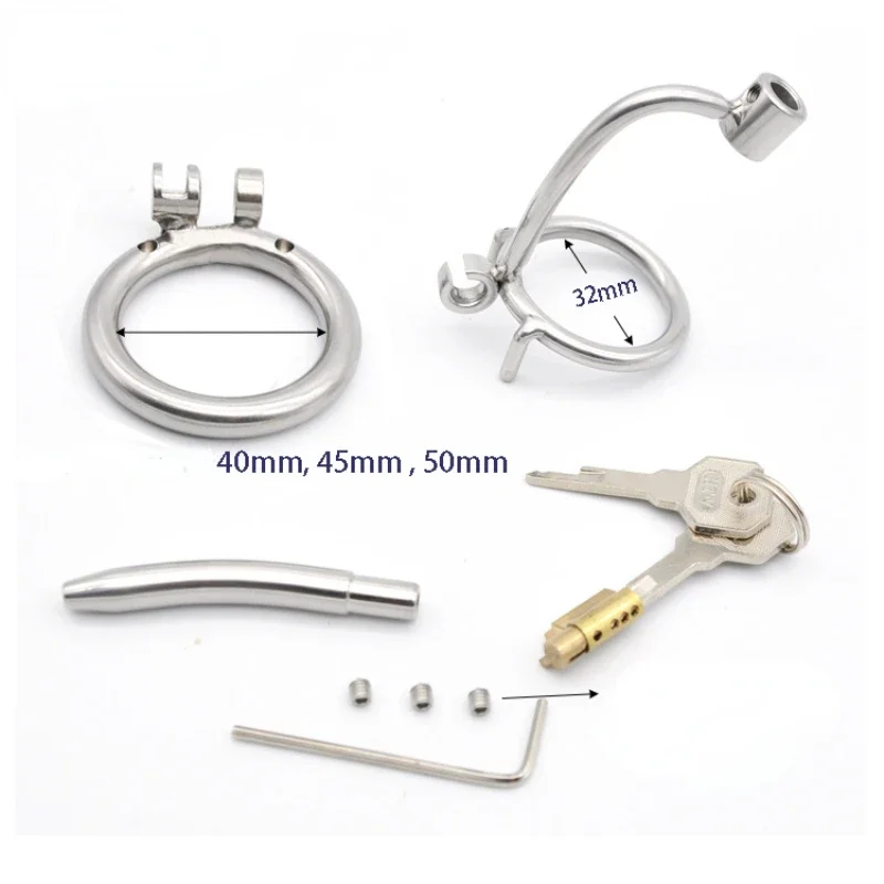 Stainless Steel Chastity Cage with Catheter 2022 NEW Chastity Device Cock Cage for Male ๏ผAdult Game Sex Toys Sex Shop 18+ Sextoy
