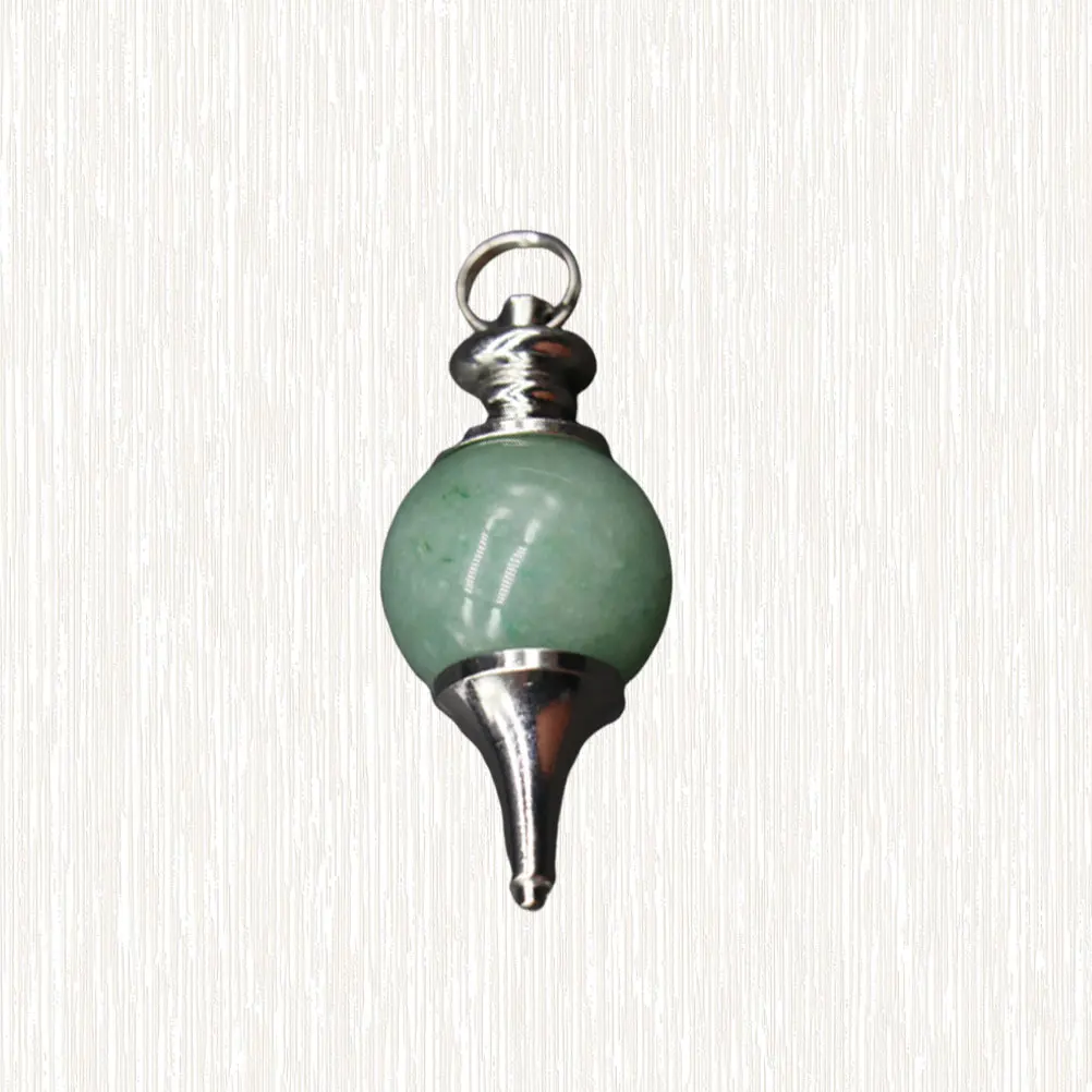 

Green Dongling Stone Natural Agate Pendant Colorful Neck Chain Supplies DIY Girls Necklace Accessories Crystal