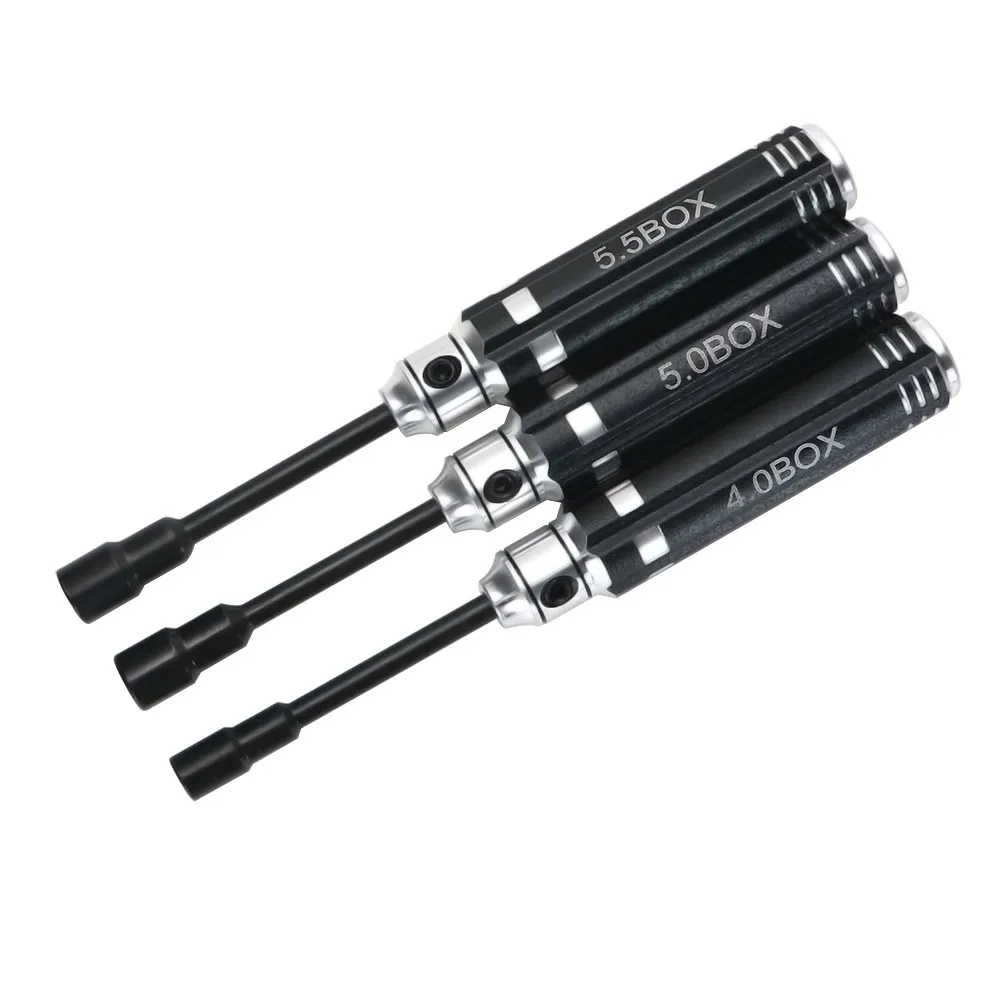 7 pz Manico Corto Rc Cacciavite Esagonale Dado Driver Per Traxxa Trx4m Axial Scx24 Fms Fcx24 1/18 1/24 Rc Mini Crawler Auto