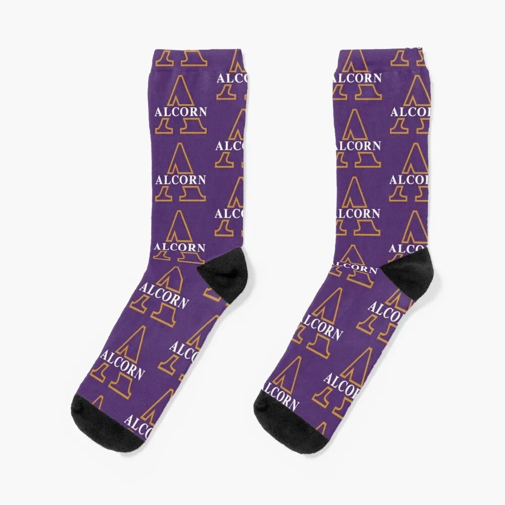 

Alcorn State University Socks Lots cartoon new in's Girl'S Socks Men's