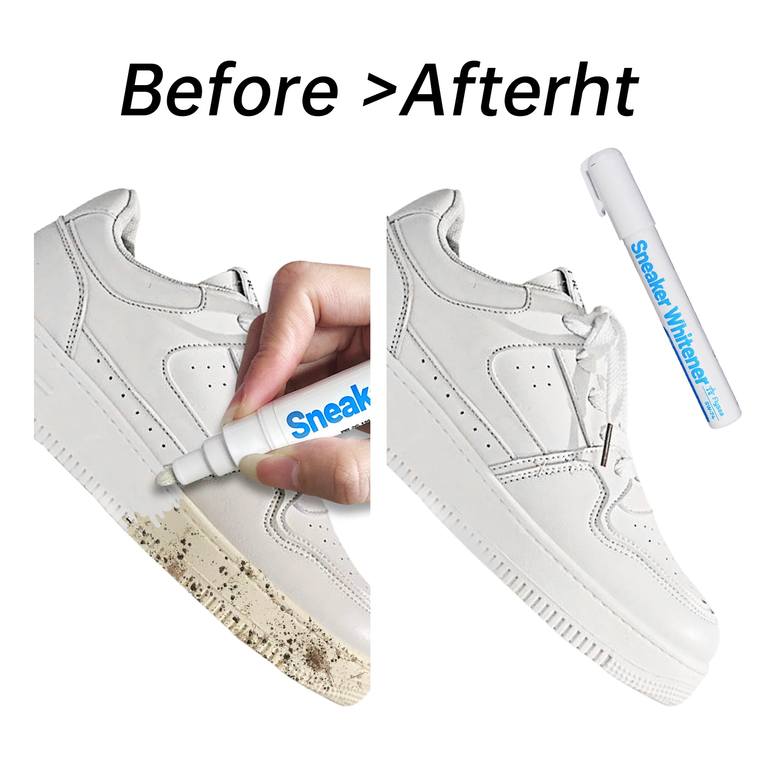 Shoes Stains Removal Waterproof Sneakers Anti-Oxidation Pen Repair Complementary Color White Go Yellow Shoe Whitening Cleaning