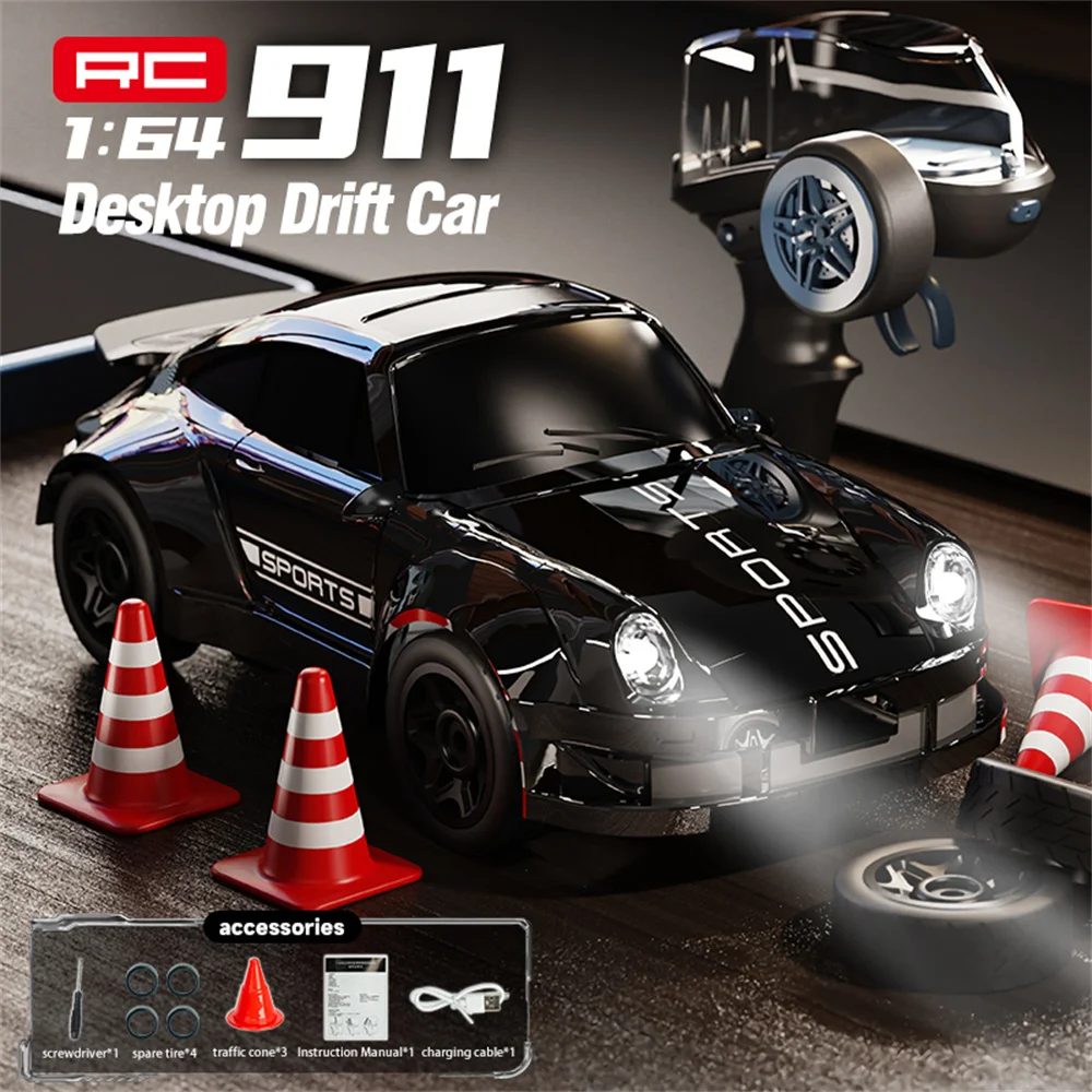 

SMRC K14 2.4G 4WD LED Cool Lighting Desktop Mini Drift RC Car RTR Vehicle Models Toys
