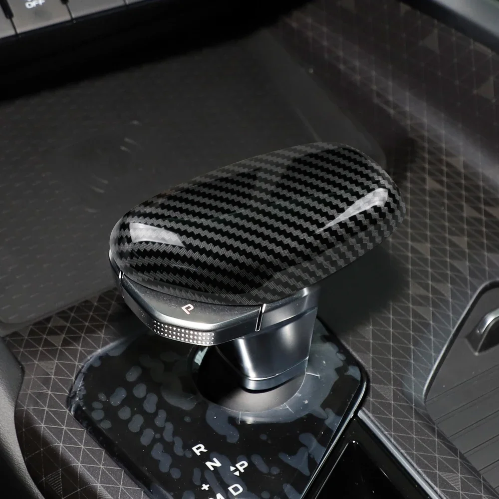 1 piece Carbon Fiber Gear Shift Knob Cover Sticker for Geely Xingrui Preface 2021-2023