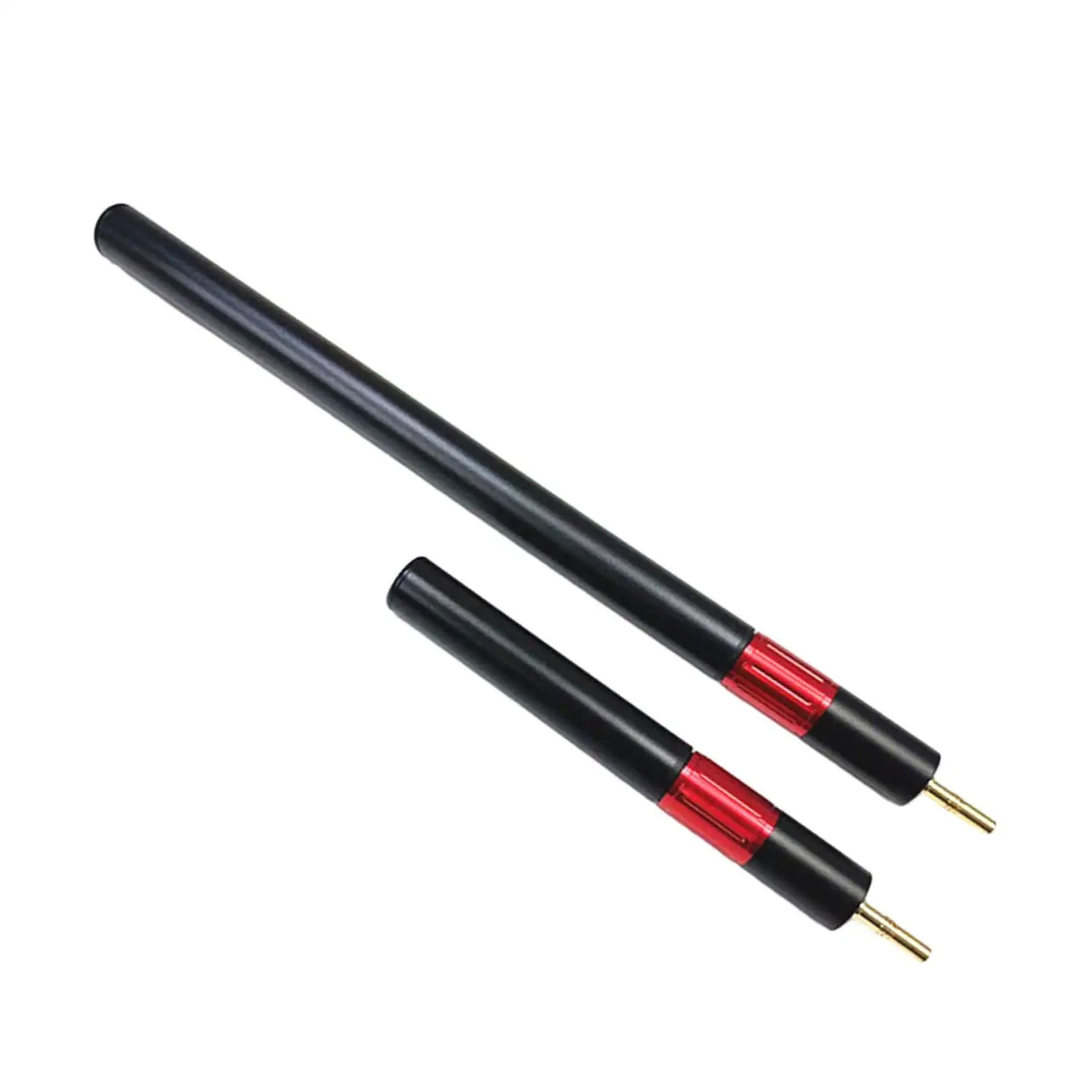 

2x Billiards Cue Extension Aluminum Alloy 9inch 18inch Portable Snooker Pool Cue Extender End Lengthener Billiards Accessories