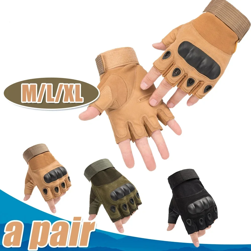 Outdoor Sport Fishing Tactical Gloves Cycling Gloves Half-finger Military Combat Gloves Shooting Bike Accessories