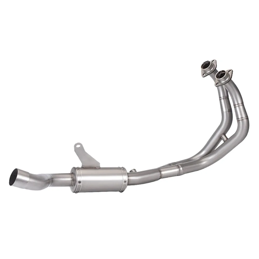 For Yamaha MT-07 YZF-R7 2014-2025 Bolt-on Full Exhaust Header Link Pipe Muffler Exhaust Systems Exhausts Pipes
