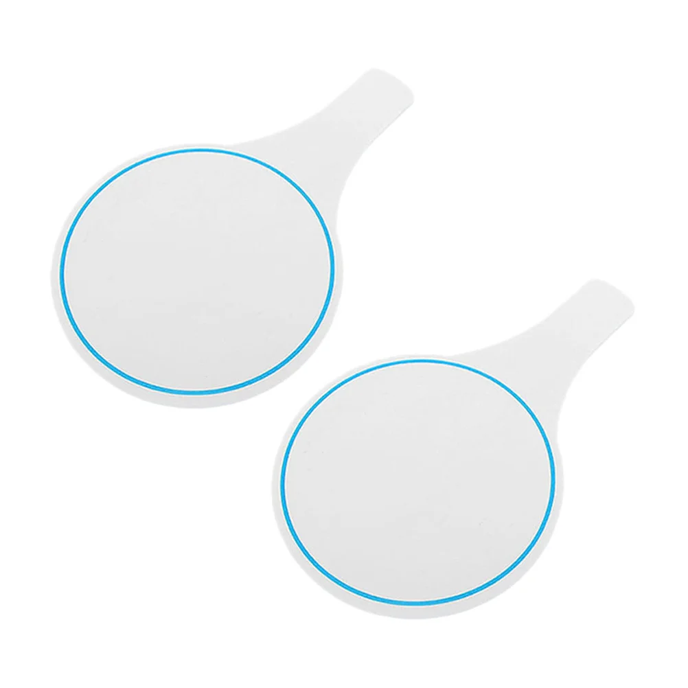 2pcs Score Board Dry Erase Whiteboard Single Sided Paddle For Classroom Auction Voting Judges Marker Board Student Learning Tool