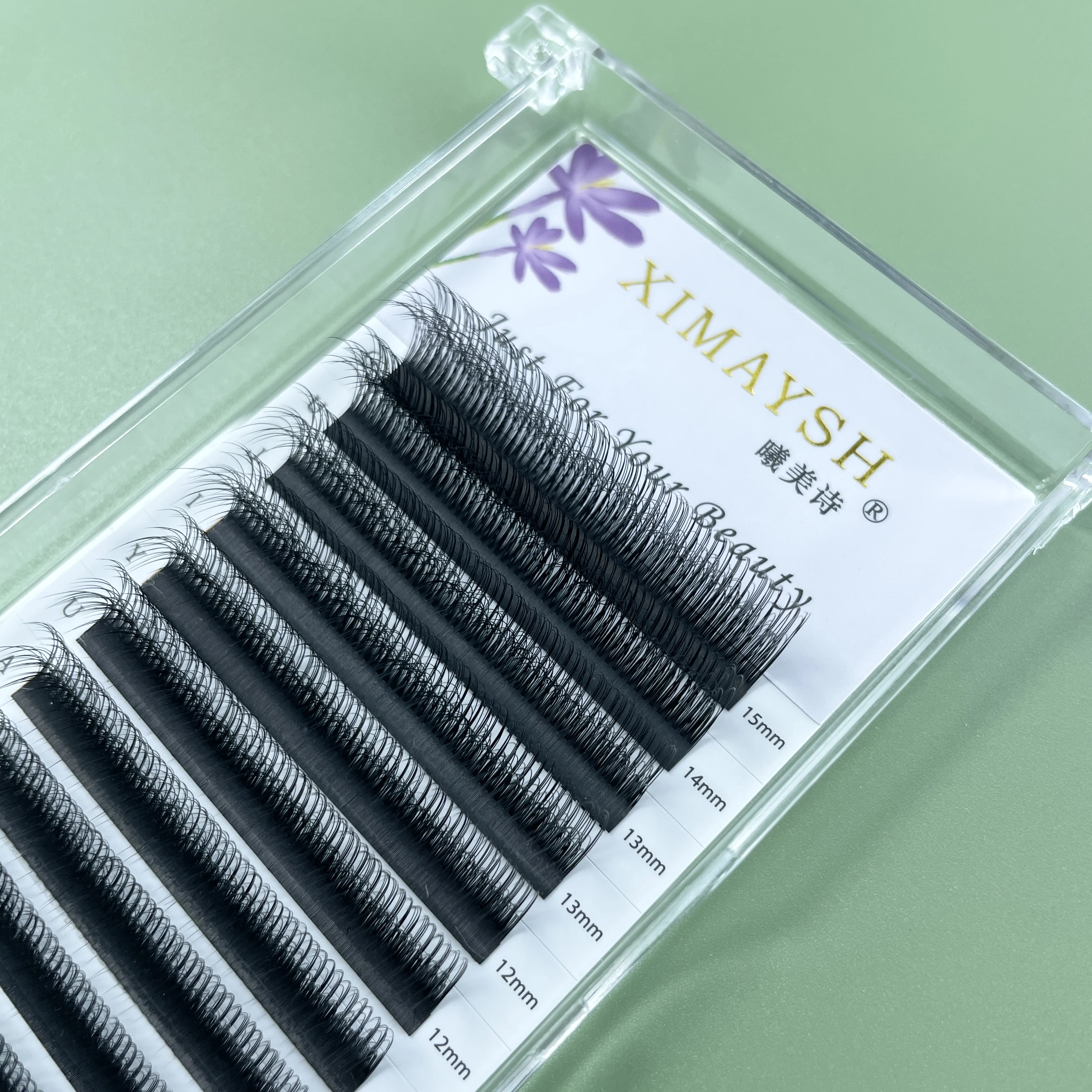 5D Black Wild Multi Layer Camellia Lashes（12 Row）