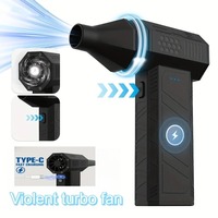 110000RPM Big Winds 52m/s X3 Mini Turbo Jet Fan Handheld Electric Air Blower Brushless Motor Violent Blower Industrial Duct Fan