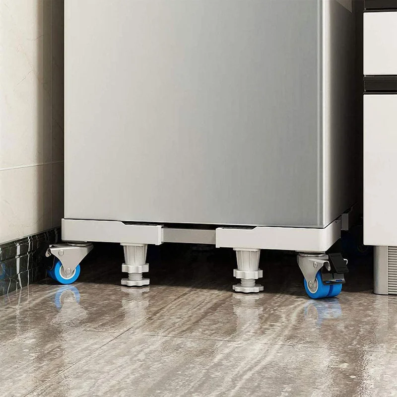 Washing Machine Holder Universal Mobile Fridge Stand With Wheel Movable Refrigerator Floor Stand Trolley Refrigerator Base Stand