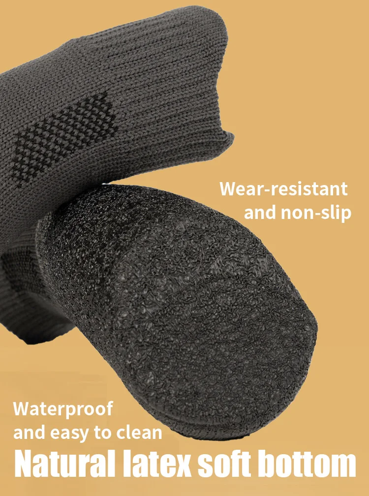 Heimtierbedarf, Hundeschuhe, Hundepfotenschutz, Frostschutz-Schneestiefel, Winter-Hundeschuhe, Teddy Golden Hair, Labrador Border Collie – Detail 5