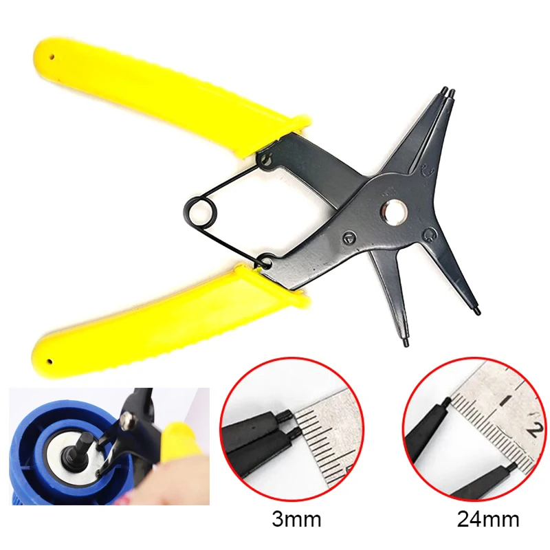 

Dual Use 2 In 1 Circlip Pliers Internal External Retaining Ring Pliers Inner Card Outer Retaining Ring Pliers Car Repair Tool