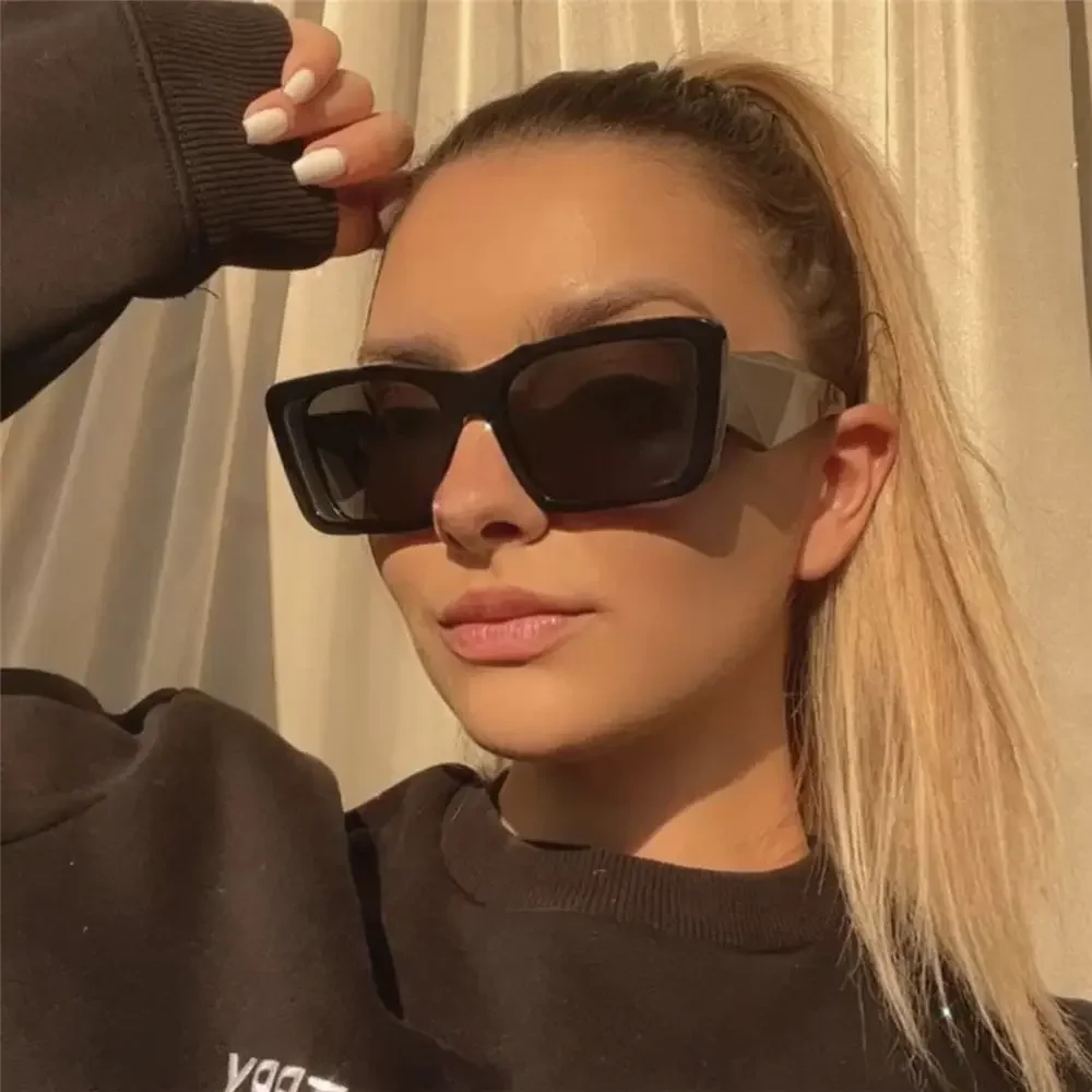 

Unique Shades Big Frame Female Sun Glasses Trend Glasees Square Sunglasses Women's Sunglasses