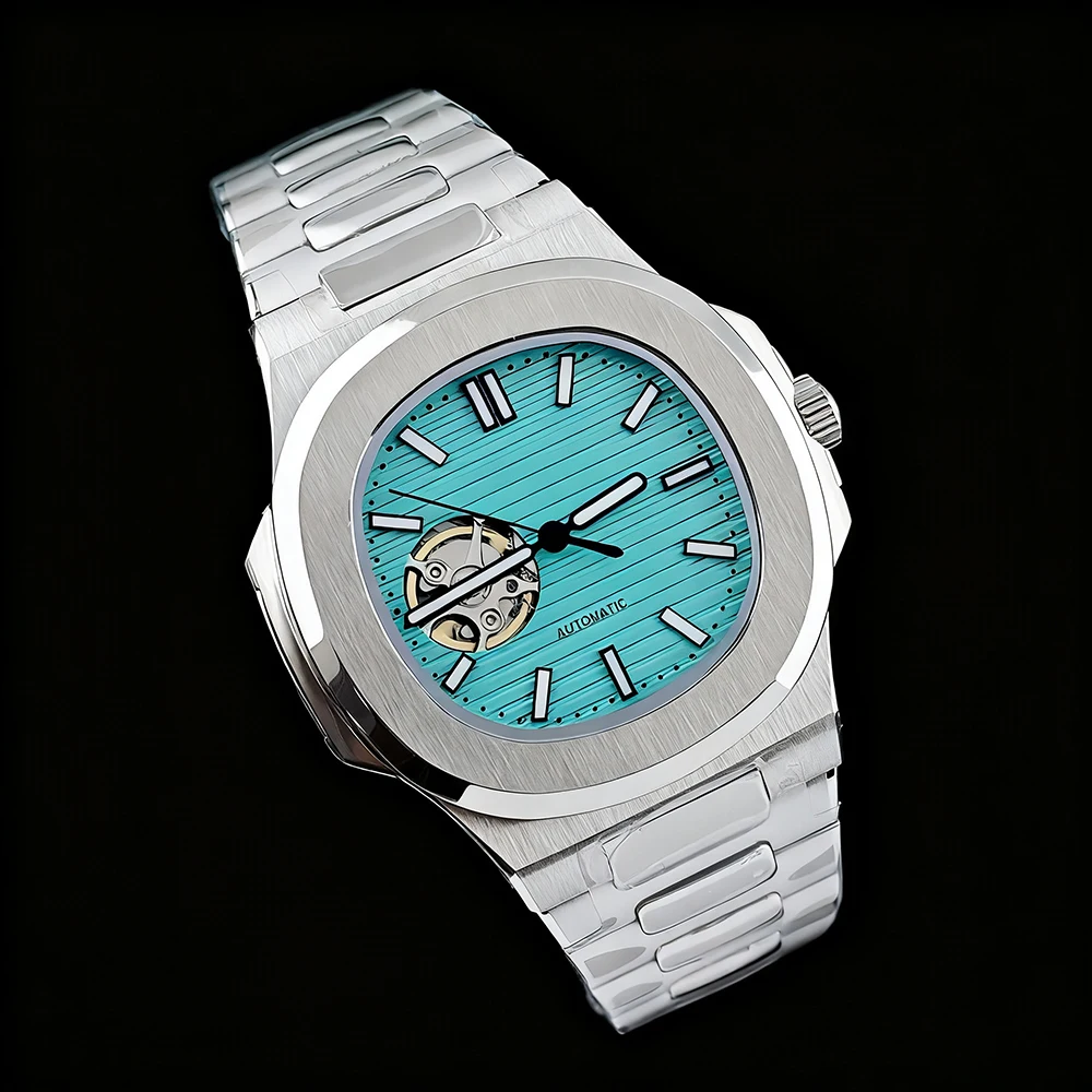 NH38 Watch Men's Automatic Watch Customized Logo Watch Stainless Steel Watch NH38 Movement Watch