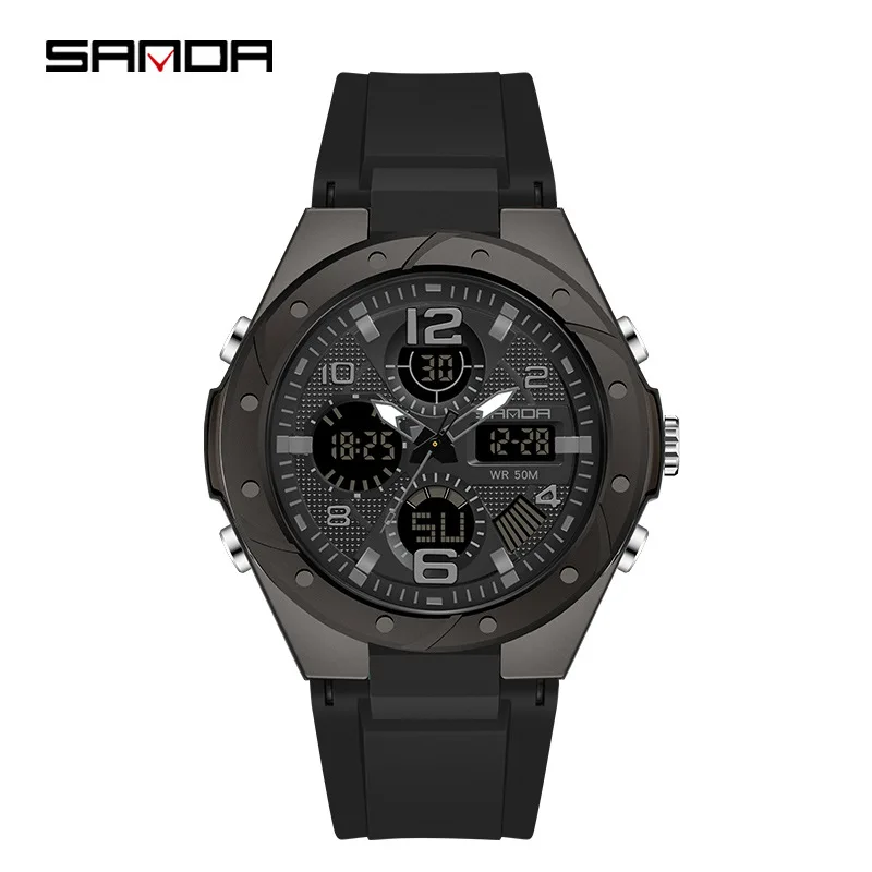 

SANDA 6062 Fashion Women's Electronic Watch Luxury Niche Sports Waterproof LED Women's Electronic Digital Watch 2026