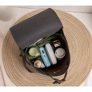 Mini PU -Lederumhängetasche für Frauen, tragbar und schlank, große Kapazität, Zell -Rucksack 12 Hauptverkaufs -Rucksack großer Leder - №9