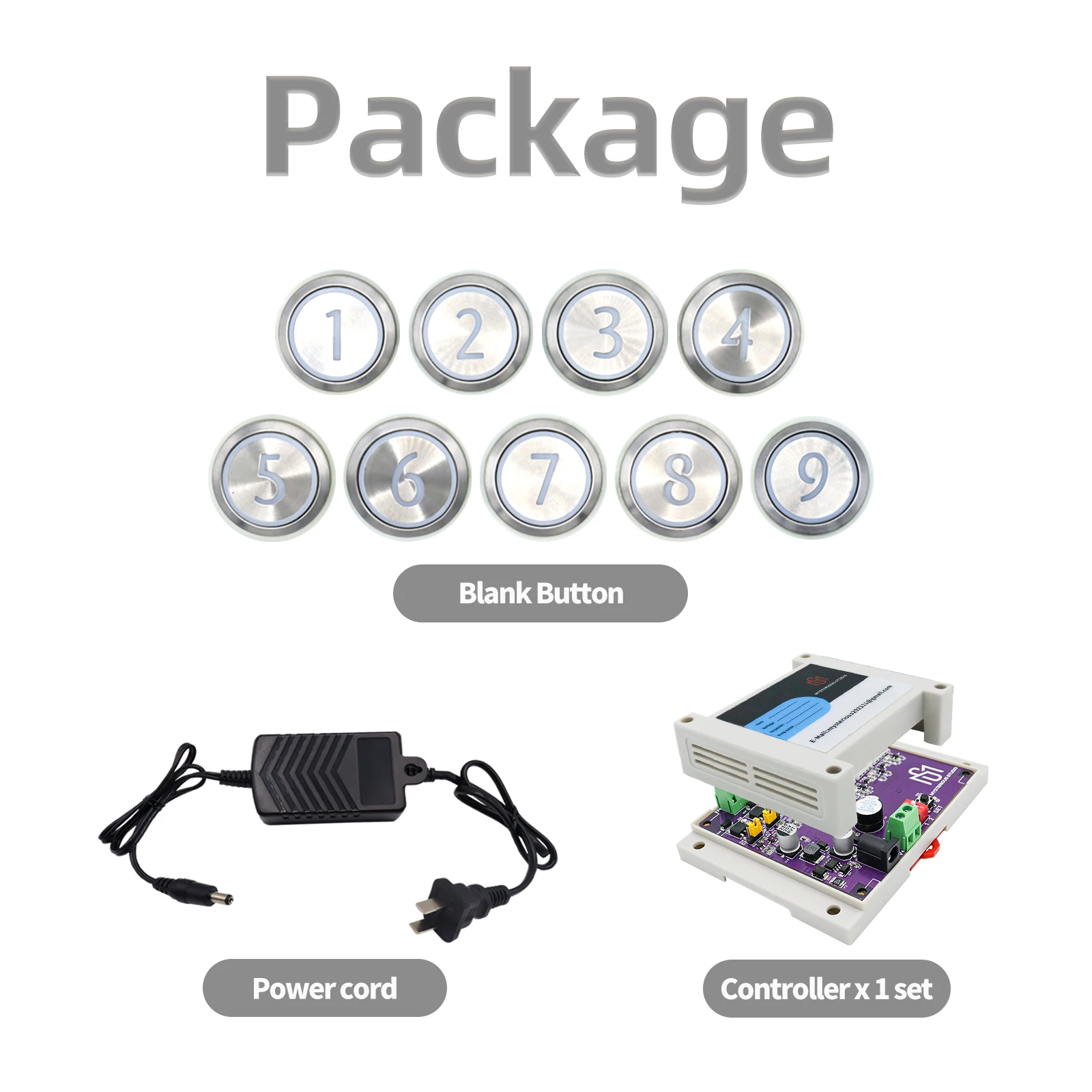 Mystery Studio Digital Button Room Puzzle Fuga Room Puntelli 1987 Le superbes serrature saranno aperte nell'ordine corretto