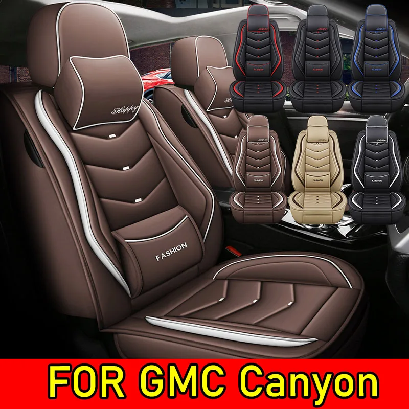 لجي إم سي كانيون غطاء مقعد السيارة مريح الخصر الثابتة الجلود الاصطناعية مقاوم للماء والأوساخ مقاومة كل غطاء مقعد التفاف