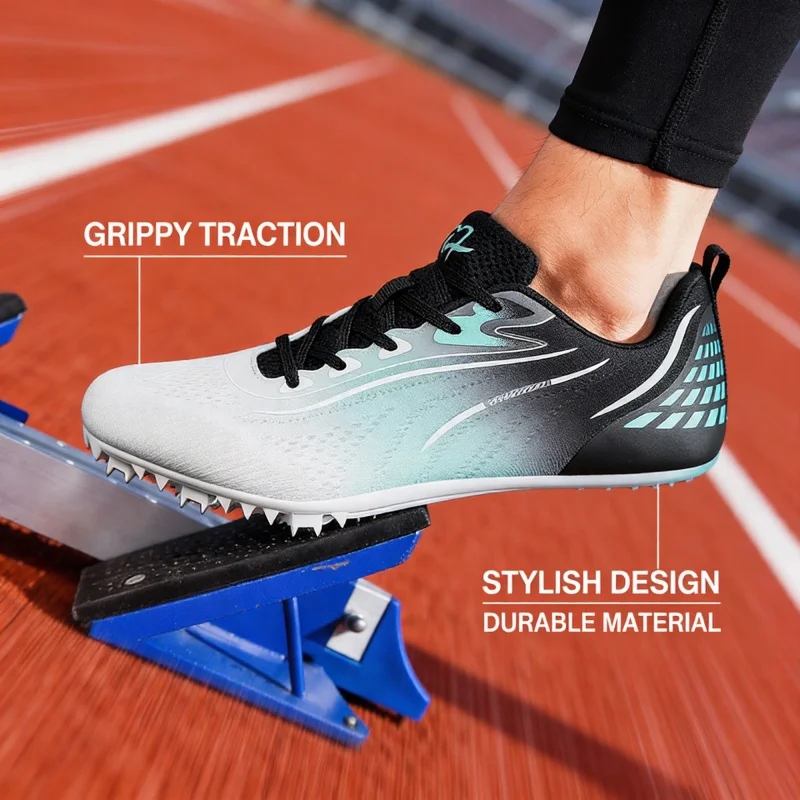 

Running Sprint Shoes Lightweight Training Athletic Sport Long Jump Track and Field Spikes Youth Match Shoes Racing Sneakers