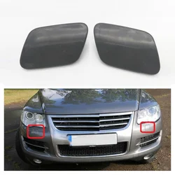 Left And Right For VW Touareg 2002 2003 2004 2005 2006 Car-styling Front Bumper Headlight Washer Cover Cap No Paint !