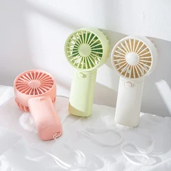 Portable Handheld Fan Small Cooling Fan Eyelash Eyelash Mute Cooler Handheld Fan Mini Rechargeable Desk Pocket Hand-held Fan