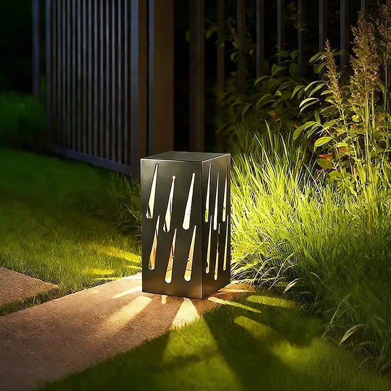 

【Best-selling】Outdoor Waterproof Ip65 10w Led Lawn Lamp New Style Stainless Steel Pillar Garden Path Square Landscape Lawn Light
