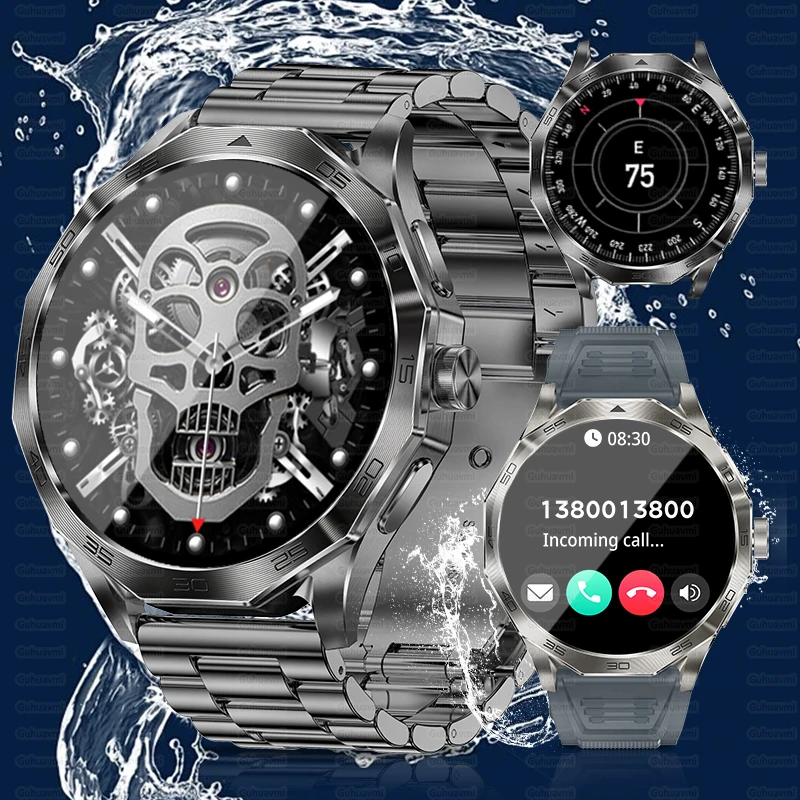 

Outdoor Sports Fitness Smartwatch For Men 1.85Inch Screen Voice Bluetooth Call IP68 Waterproof Watches Blood Oxygen Reloj Hombre