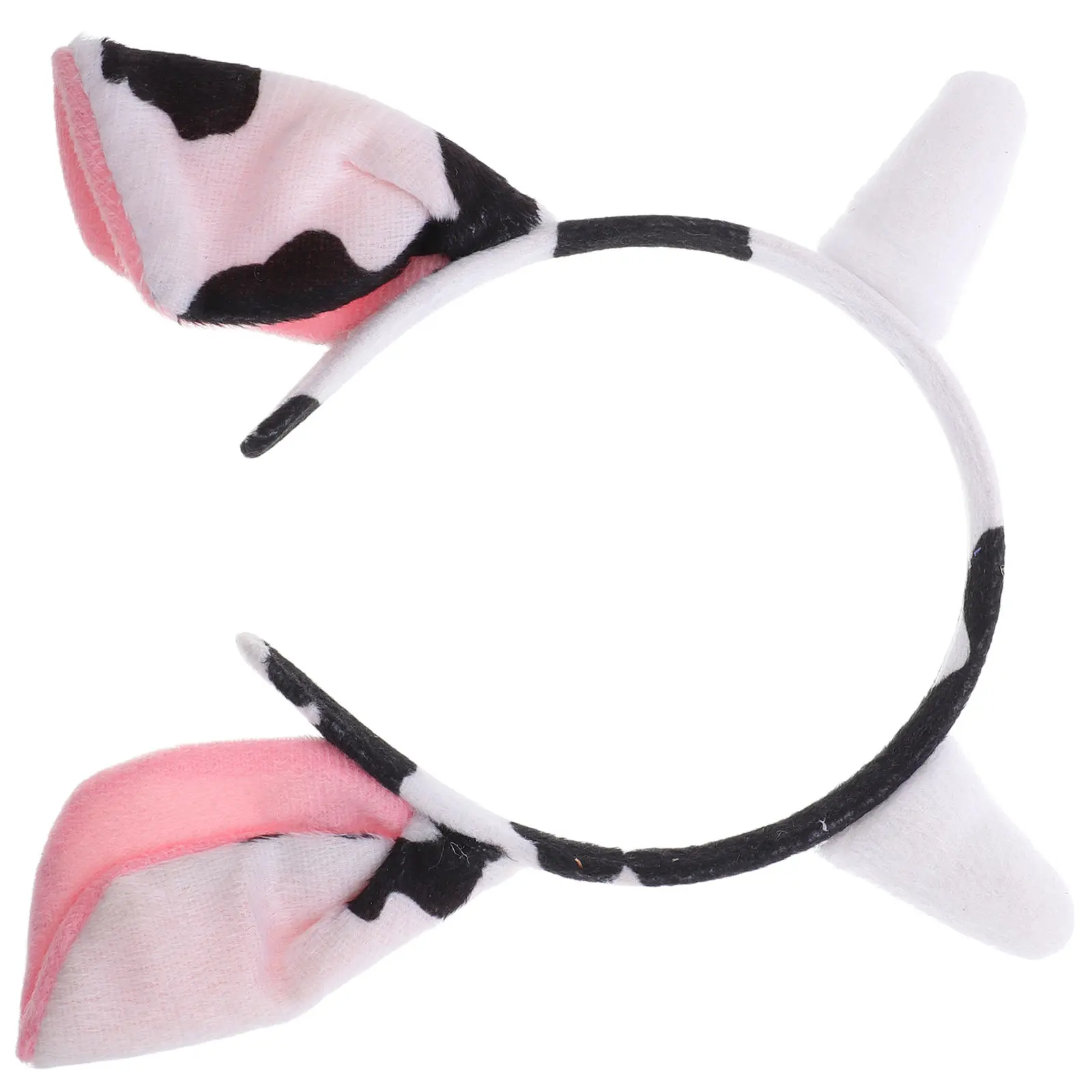 Cute Cow Horn Headband Soft Comfortable Animal Ears Hairband Party Cosplay Costume Cosplay Headbands