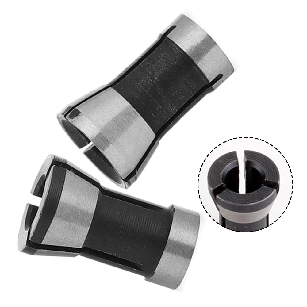 For Engraving Engraving Machine Chuck 6.35mm Chuck Black Collet Collet Conversion Electric Router Collet For Carving Machine