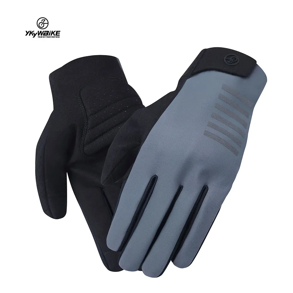 YKYWBIKE Touch Screen Gel Sports Cycling Gloves - Windproof Waterproof for MTB Road Bike Riding