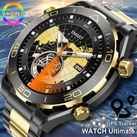 WATCH Ultimate Luxury Smart Watch Men 460mAh Battery Outdoor SmartWatch GPS Tracker IP68 Waterproof Gesture touch Sports Watches