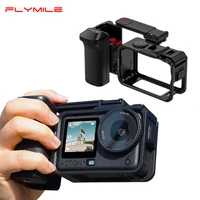 Kit de Agarre Flymile Street Grip para DJI Osmo Action 6, Soporte de Expansión para Cámara con Botón de Obturación, Accesorios de Funda Protectora
