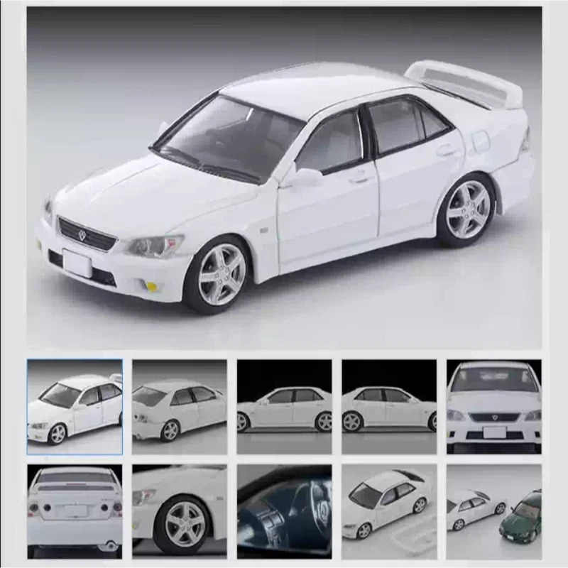 حقيقي في المخزون TAKARA TOMY TOMYTEC TLV 1/64 N227 TOYOTA ALTEZZA RS200 سبيكة موتور مركبة دييكاست نماذج مجموعة ألعاب السيارات