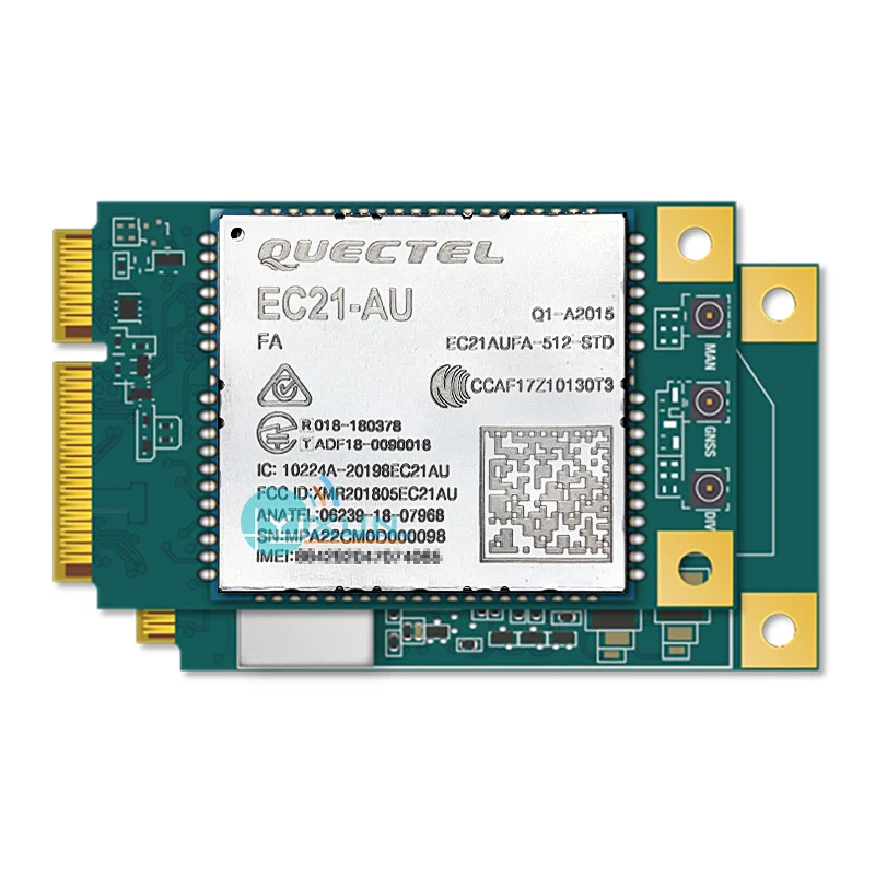 Quectel EC21 EC21-AU LTE Cat1 mini pcie module for Latin America Australia New Zealand Taiwan Band B1/B2/B3/B4/B5/B7/B8/B28/B40