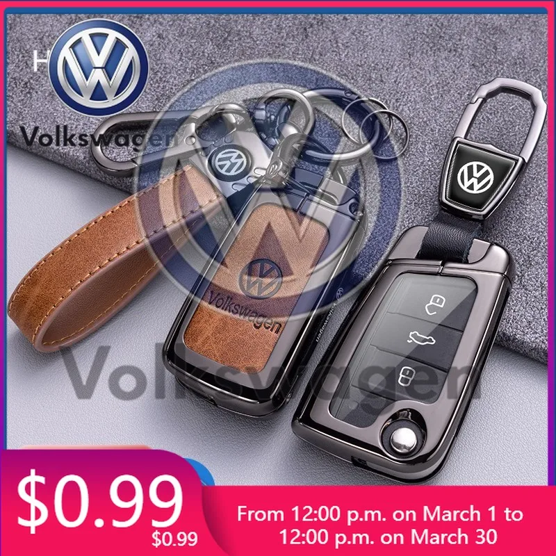 

Emblems For VOLKSWAGEN VW Car Key Case For VW Volkswagen Polo Golf 7 MK7 VII Tiguan MK2 For Seat Ateca Leon FR 2 Ibiza For Skoda
