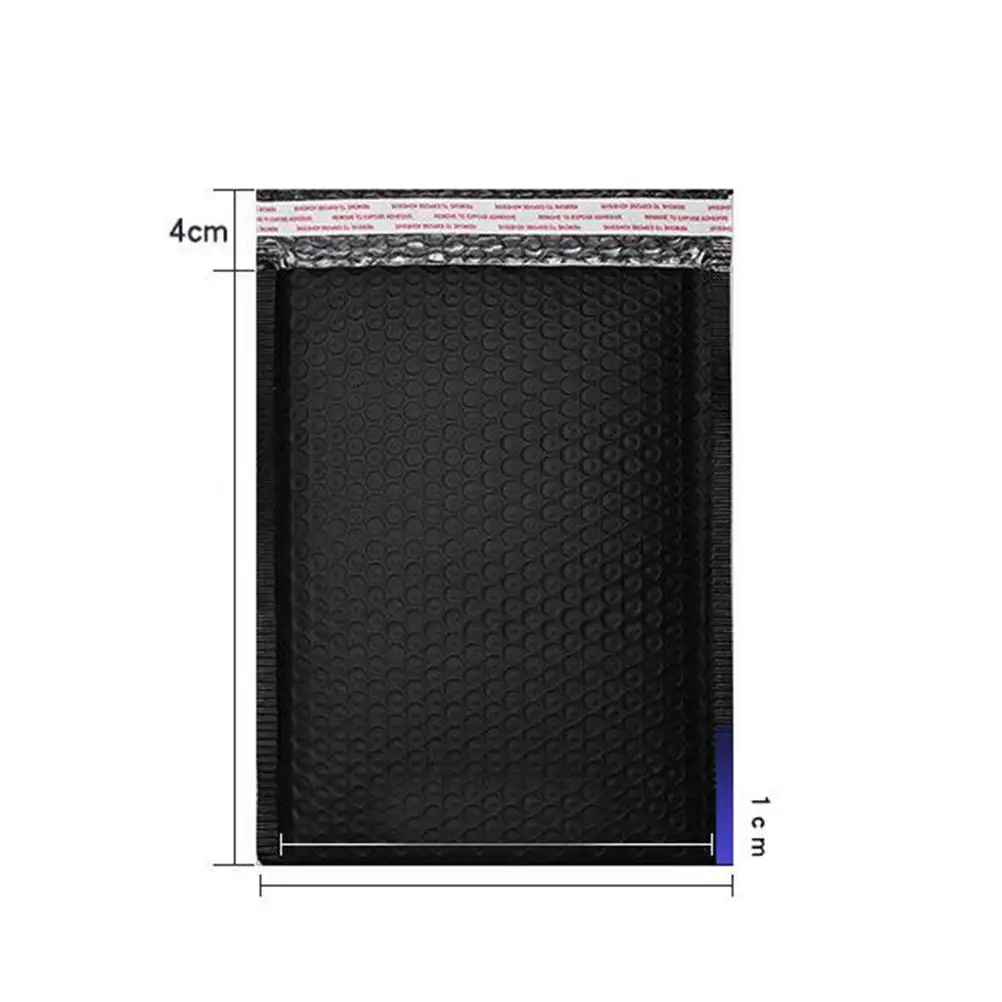 

25 Pcs Bubble Storage Bag Lightweight Waterproof Tear Resistance Packing Delivery Black Shockproof Foam Mail Practical Office