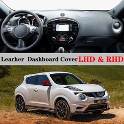 Dashboard Dash Mat Cover Leather Pad Sunshade Anti-UV Carpet Car Accessories For Nissan JUKE F15 Nismo RS  2011 2012 2013-2019