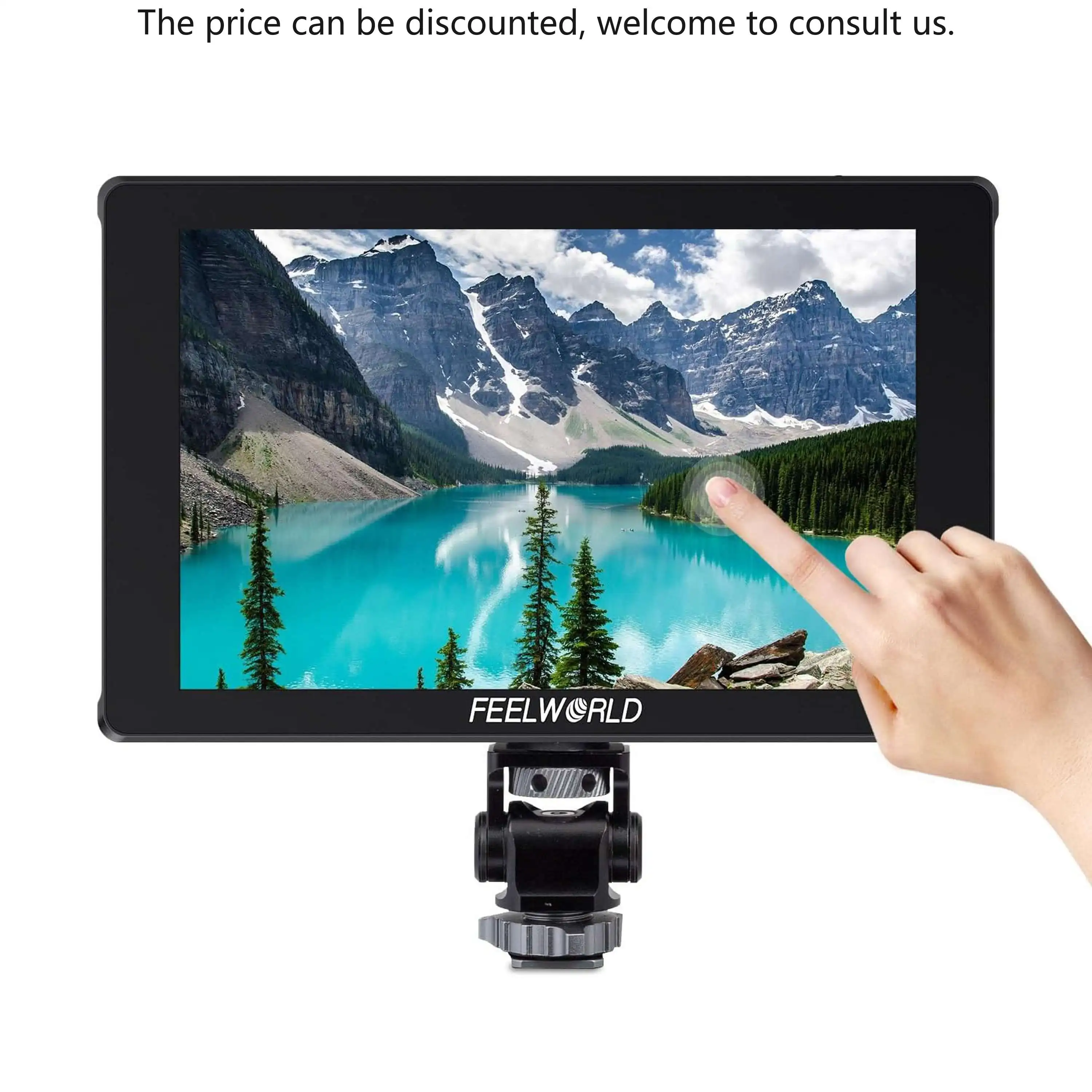 

FEELWORLD F7 PLUS DSLR Camera Monitor 7-Inch Touch Screen HDMI High Brightness 1200nit OEM Custom Logo Option Factory Direct