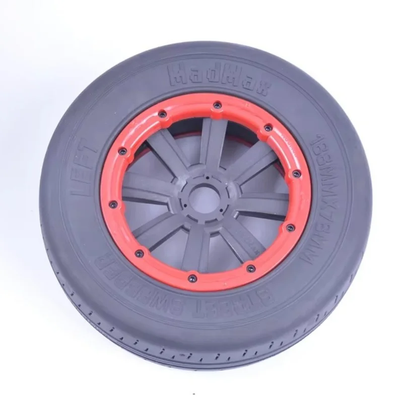 MadMax Sterke Dikke Belted Racing Road Banden Hoge Grip en Snelheid voor 1/5 LOSI 5IVE-T BAJA 5T 188mm * 78mm