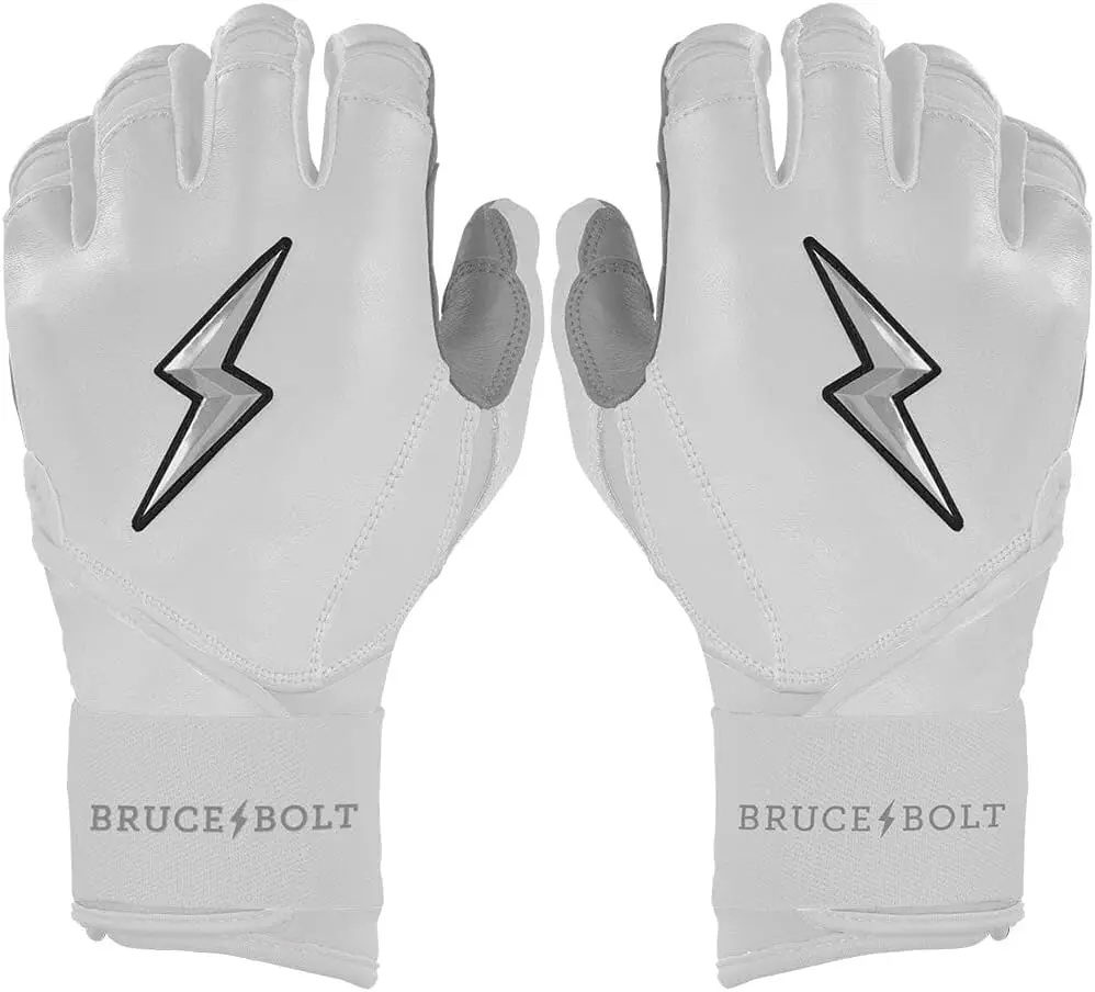 

Premium Baseball Batting Gloves - Cabretta Leather, Double Reinforced Palm, Multiple Sizes & Colors