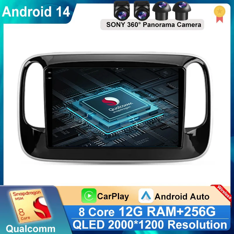 Android 14 For GAC Trumpchi GS3 GE3 2017-2021 Car Auto Radio Multimedia Video Player Carplay GPS Navigation Rear camera Screen