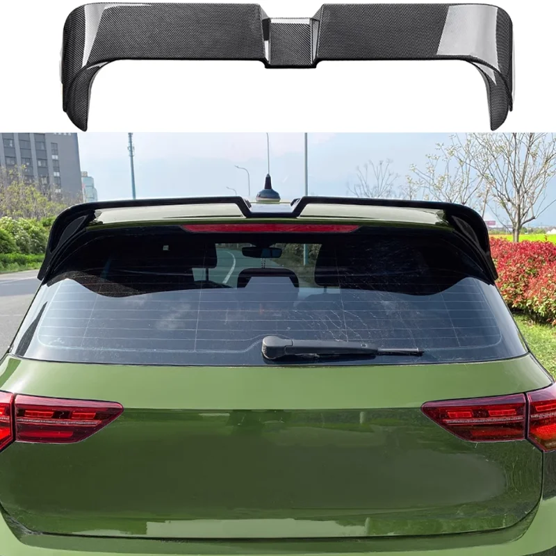 

New! Rear Roof Spoiler Wing For Volkswagen Golf 8 MK8 GTI R GTD GTE 2020 2021 2022 2023 Car Rear Roof Trunk Spoiler Lip Trim