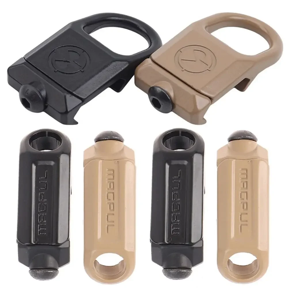 Fibbia RSA GBB a sgancio rapido QD Sling adattatore per attacco per montaggio in acciaio adatto per accessori per Clip con fibbia per binario da 20mm