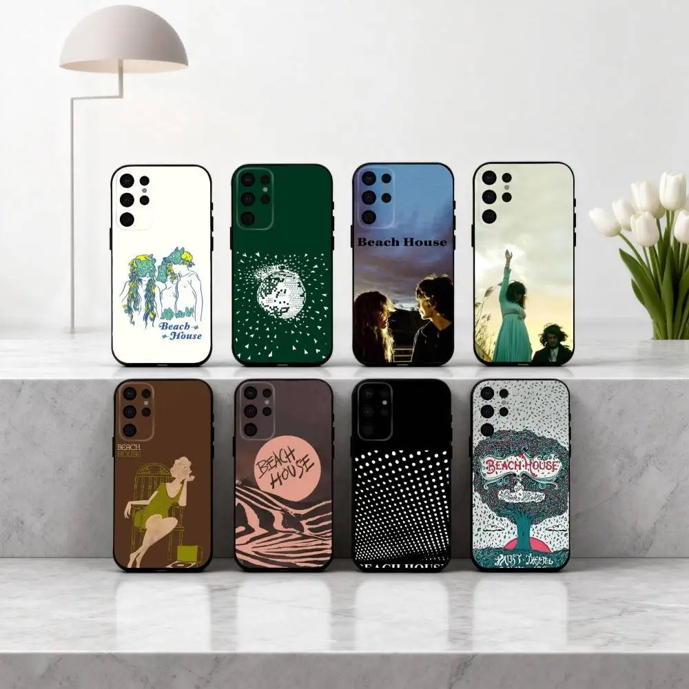 

Rock B-Beach H-House Band Phone Case For Samsung S25,S24,S21,S22,S23,S30,Ultra,S20,Plus,Others Soft Black Case